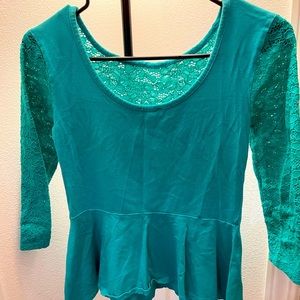Turquoise Top